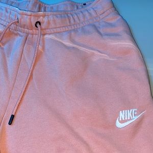 Nike salmon pink joggers size S